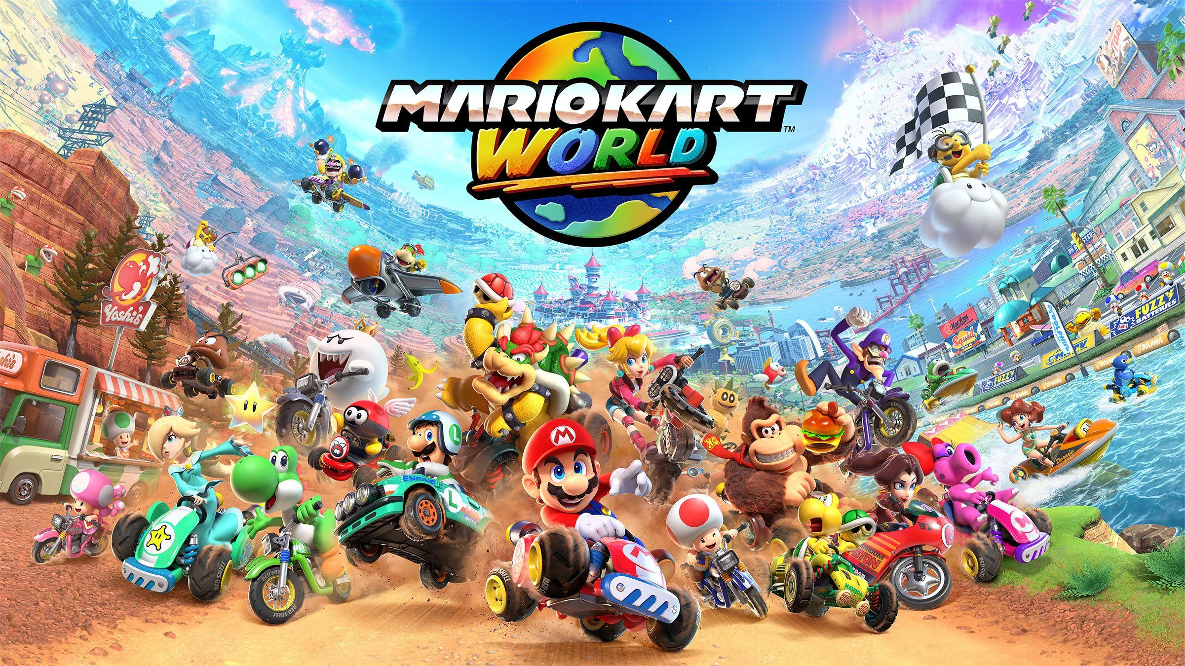 review mario kart world