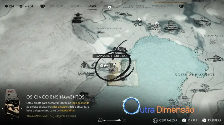 localização lâmina tempestuosa de Jin Sakai