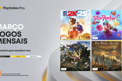 jogos mensais PlayStation Plus março