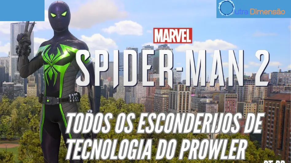 guia com todos os esconderijos de tecnologia do Prowler