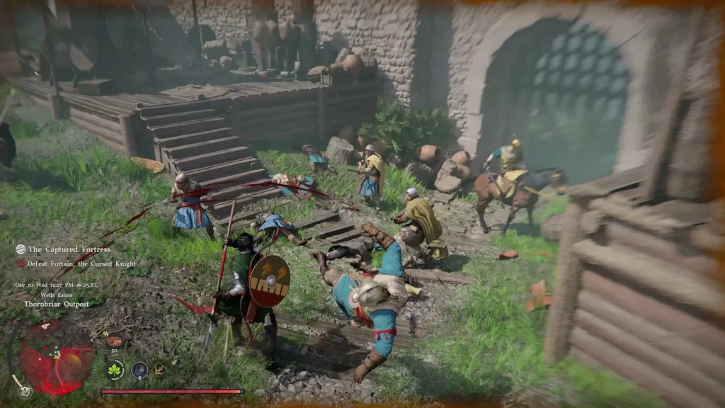 combate em Crimson Desert