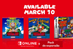 novos jogos chegam ao nintendo switch online em março