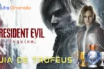guia trofeus platina resident evil requiem