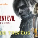 guia trofeus platina resident evil requiem