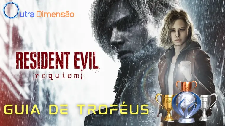 guia trofeus platina resident evil requiem