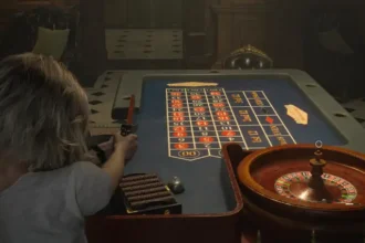 quebra cabeça da roleta em resident evil requiem