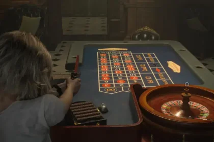 quebra cabeça da roleta em resident evil requiem