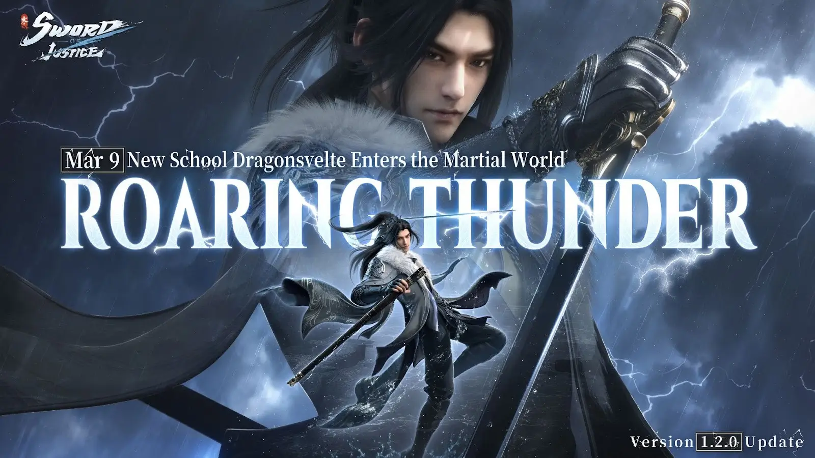 atualização 1.2.0 do Sword of Justice