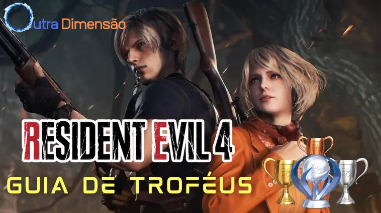guia de trofeus e platina resident evil 4