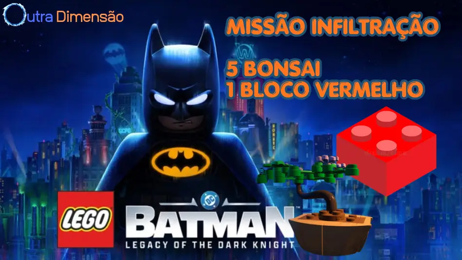 árvores bonsai missão infiltração LEGO Batman