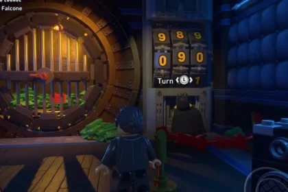 guia como abrir o cofre do iceclub em Lego Batman