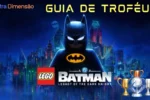Capa do guia de troféus e platina de LEGO Batman