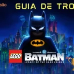 Capa do guia de troféus e platina de LEGO Batman
