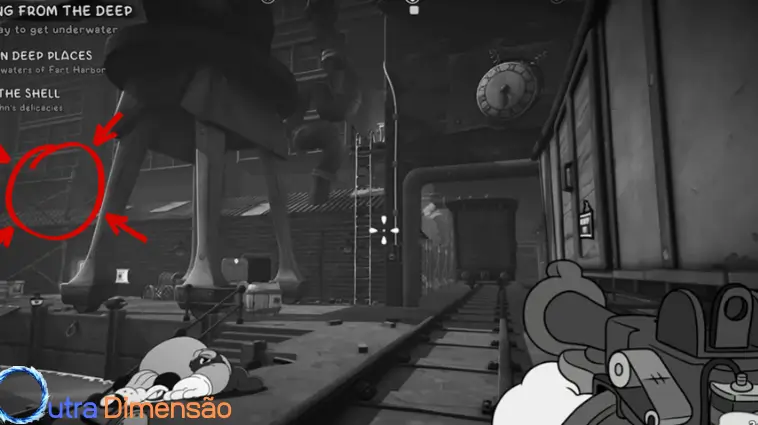 caminho secreto para boneco colecionável em mouse p.i. for hire