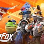capa com os 4 personagens de star fox e a divulgação da dublagem