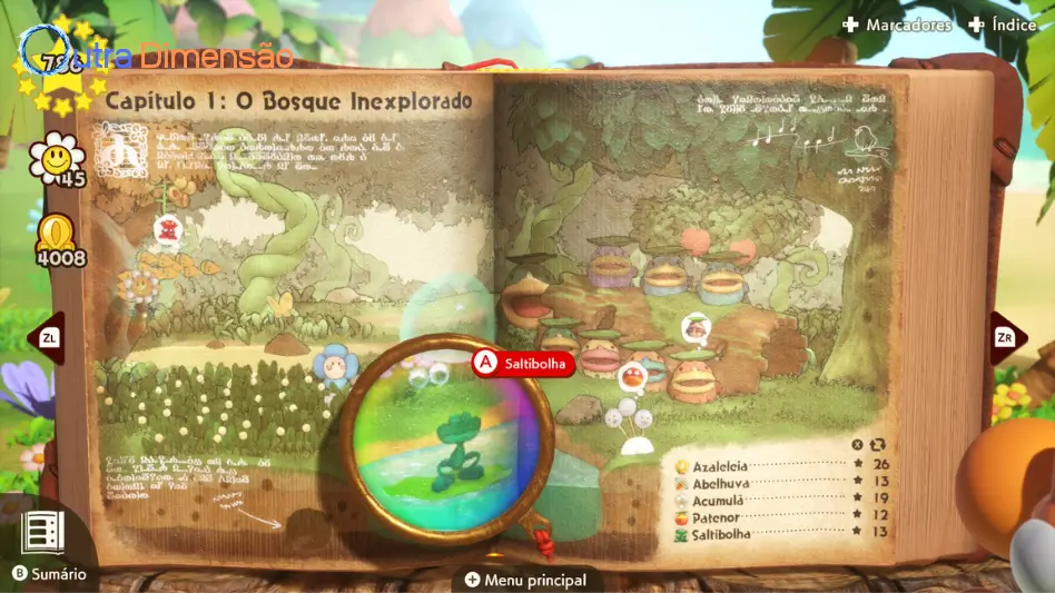 imagem do livro em yoshi and the mysterious book
