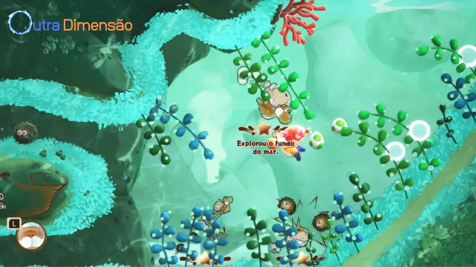 imagem dos desafios em yoshi and the mysterious book
