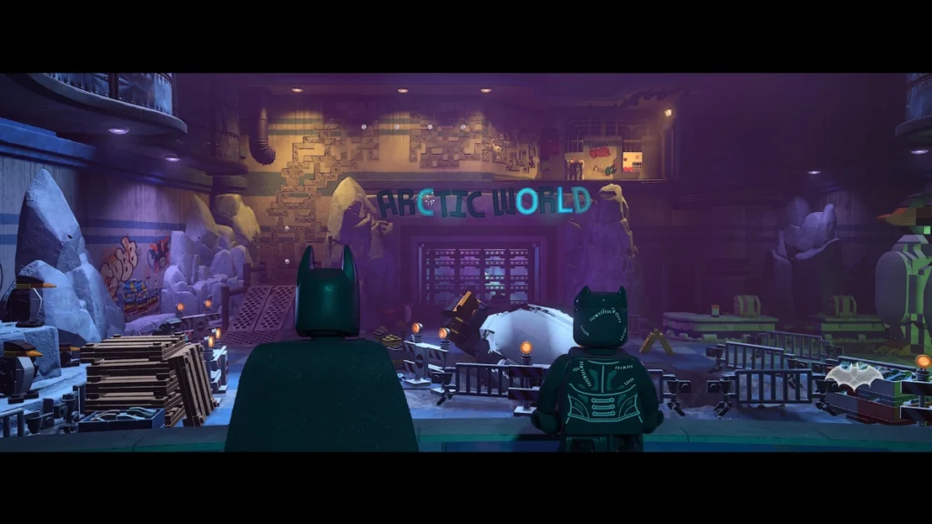 batman e mulher gato em lego
