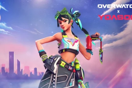 divulgação parceria overwatch e yoasobi