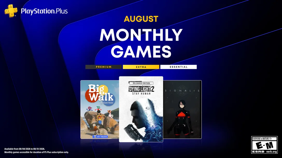 Jogos do PlayStation Plus de agosto de 2026