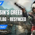 Edward Kenway em Assassin’s Creed Black Flag Resynced durante navegação em alto-mar