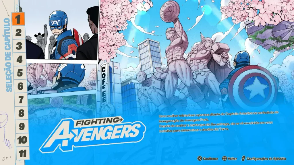 Modo Episódios de Marvel Tokon