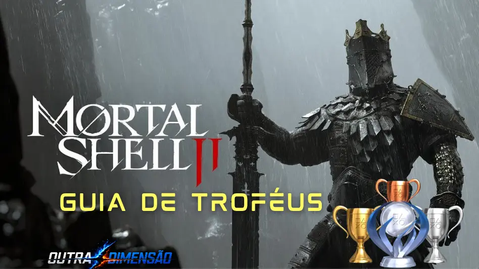 capa do guia de troféus e platina de mortal shell ii