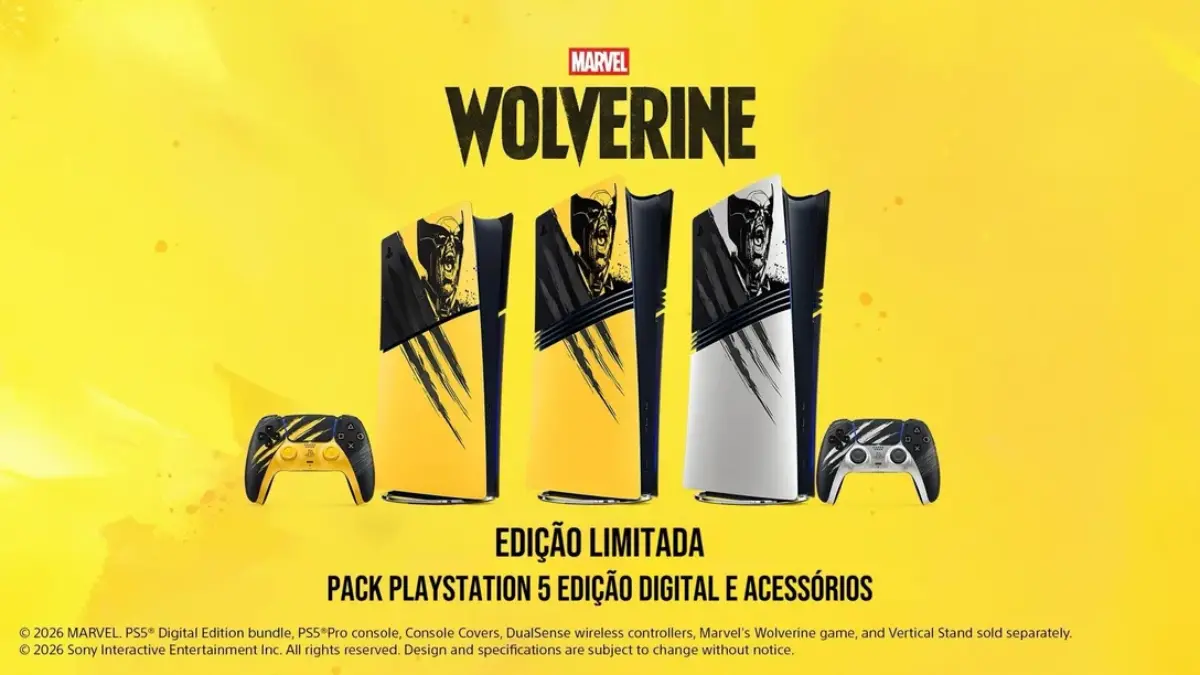 edições especiais do PS5 Wolverine