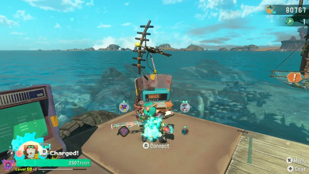 acessando multiplayer em splatoon raiders