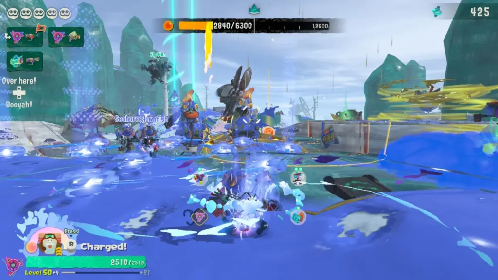 missão coop em splatoon raiders